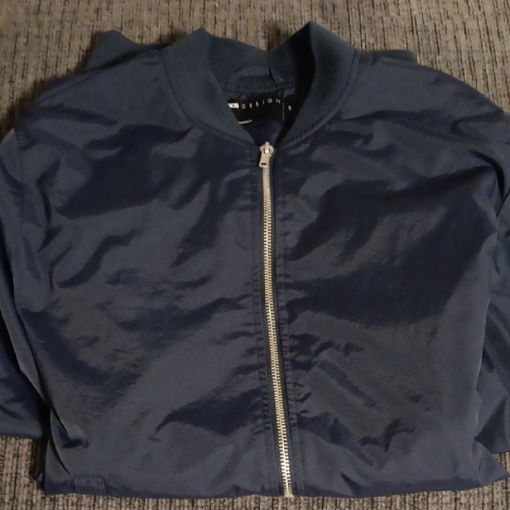 ASOS Navy Windbreaker Jacket